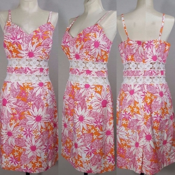 Lilly Pulitzer 4 White Label Y2K Tropical Girl Coquette Kwaii Preppy Trad - Picture 1 of 8